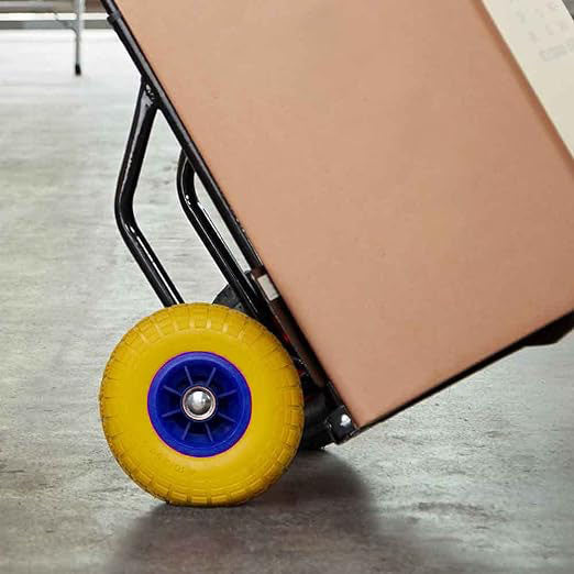Ruoto in poliuretano per carrelli con disco in plastica