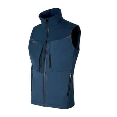 Gilet softshell "Brio" blu U-Power